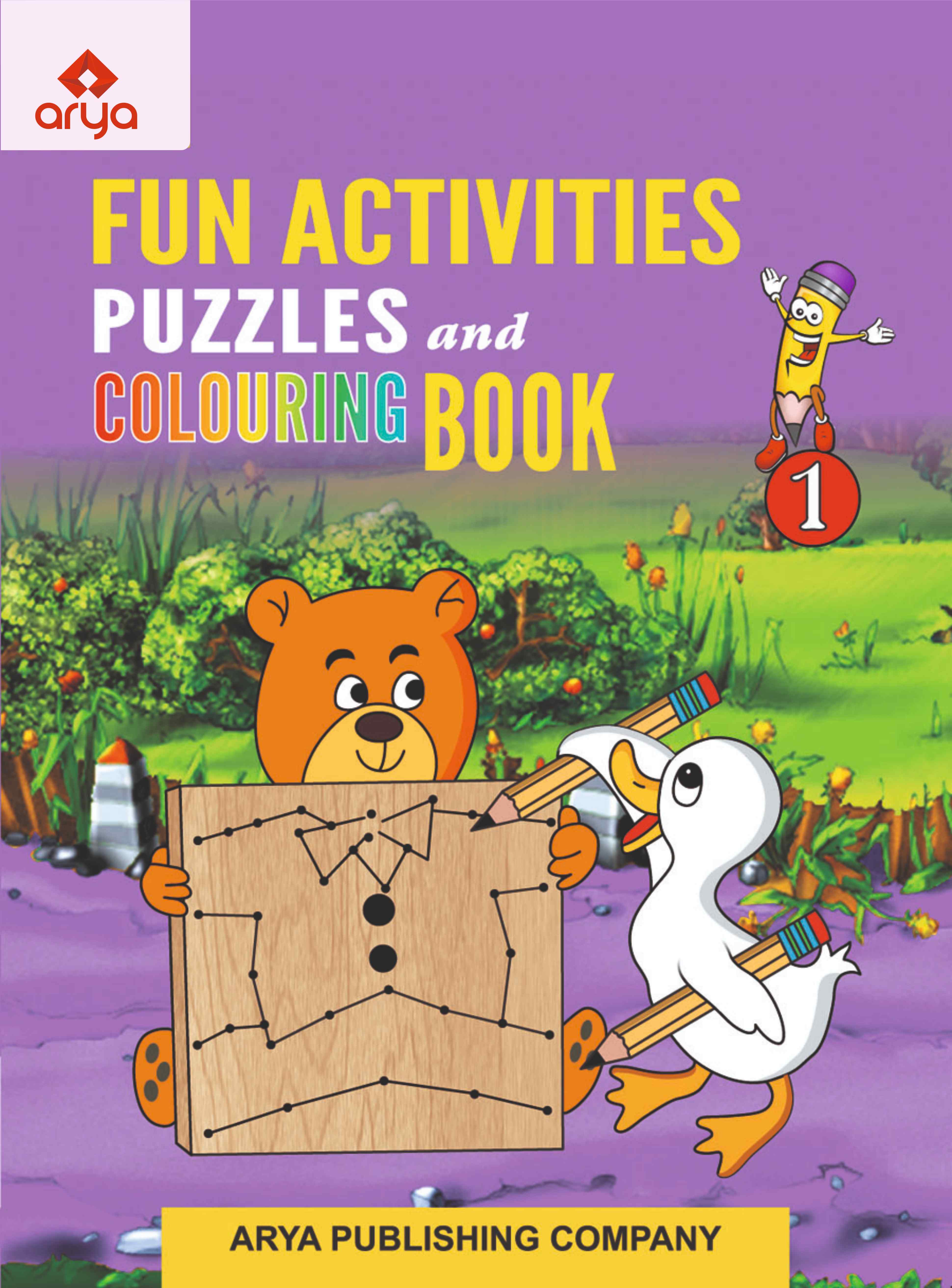 Fun Activities Puzzles and Colouring Book-1