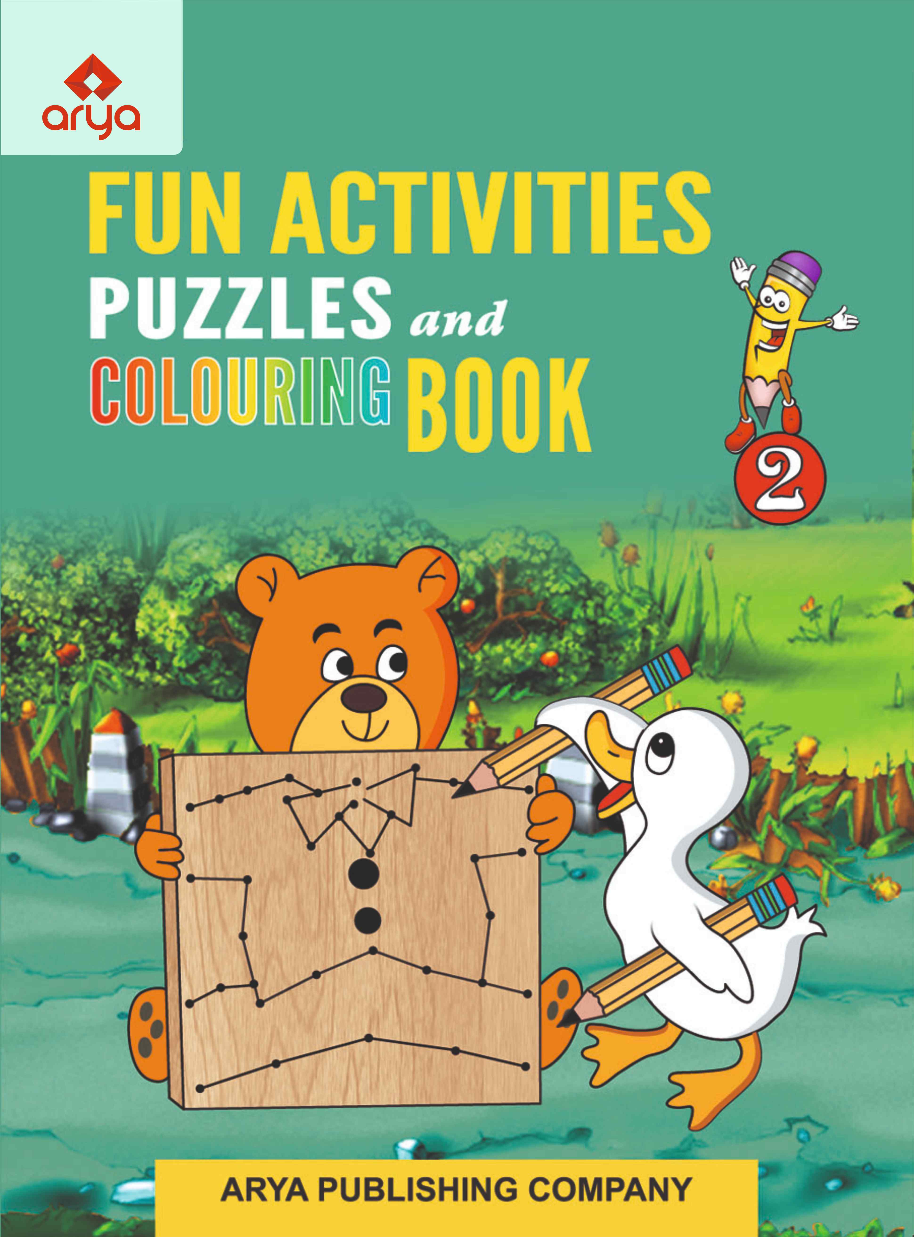 Fun Activities Puzzles and Colouring Book-2